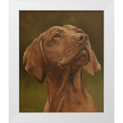 511a White Modern Wood Framed Art Print by Silver, John