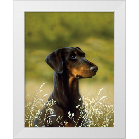 101-A White Modern Wood Framed Art Print by Silver, John