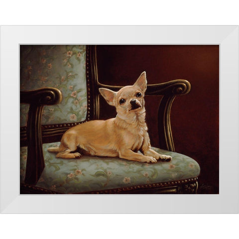 Jsm26-B White Modern Wood Framed Art Print by Silver, John