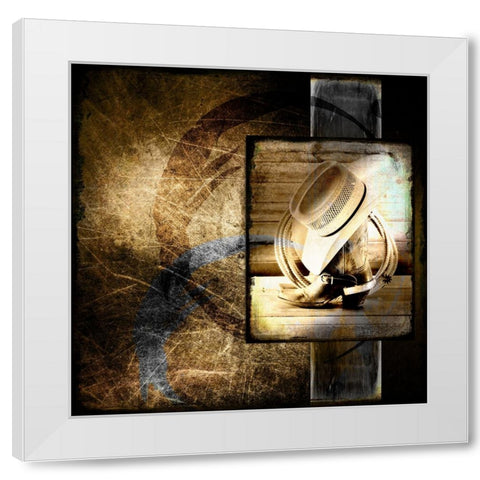Old Westboots White Modern Wood Framed Art Print by LightBoxJournal