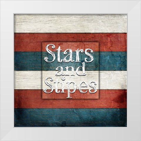 American Freedom Collection 7 White Modern Wood Framed Art Print by LightBoxJournal