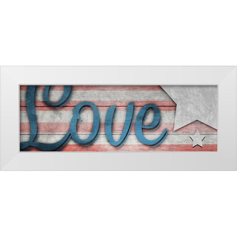 American Workshop Series 3 V6 Signs 22 White Modern Wood Framed Art Print by LightBoxJournal