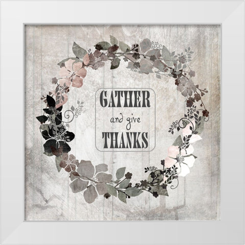 DownOnTheFarm V3 White Modern Wood Framed Art Print by LightBoxJournal