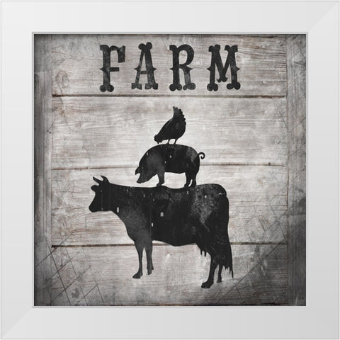 FarmFresh V5 White Modern Wood Framed Art Print by LightBoxJournal