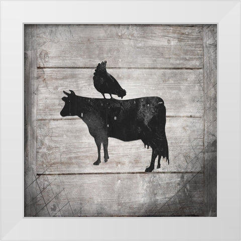 FarmFresh V8 White Modern Wood Framed Art Print by LightBoxJournal