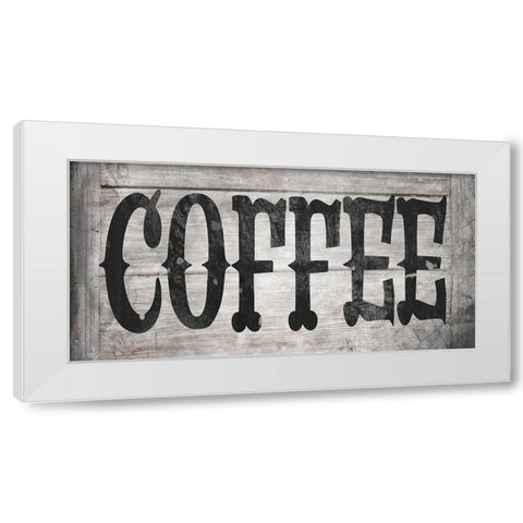 FarmFreshFarmSign V8 White Modern Wood Framed Art Print by LightBoxJournal