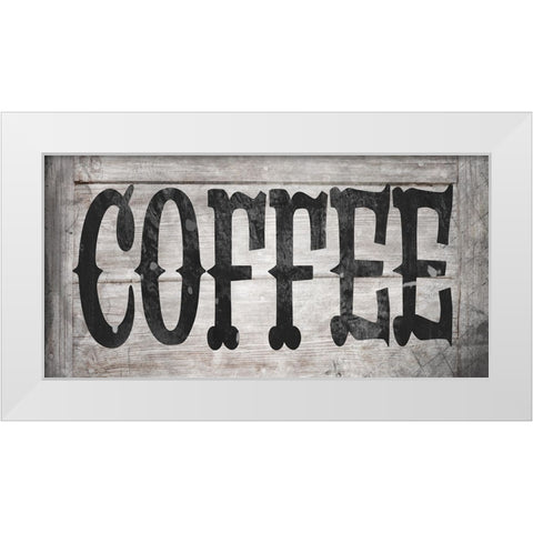 FarmFreshFarmSign V8 White Modern Wood Framed Art Print by LightBoxJournal