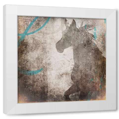 GypsyHorse Collection V2 1 White Modern Wood Framed Art Print by LightBoxJournal