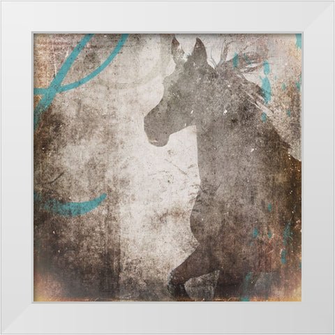 GypsyHorse Collection V2 1 White Modern Wood Framed Art Print by LightBoxJournal