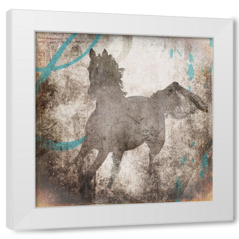 GypsyHorse Collection V2 2 White Modern Wood Framed Art Print by LightBoxJournal