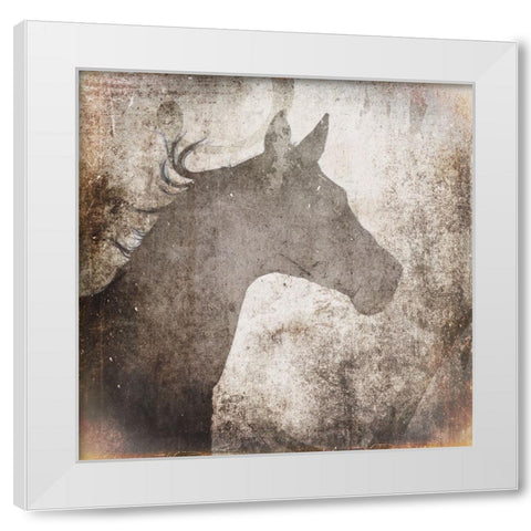 GypsyHorse Collection V2 5 White Modern Wood Framed Art Print by LightBoxJournal