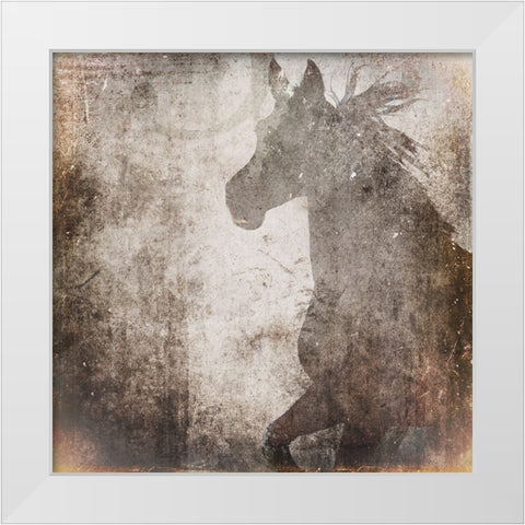 GypsyHorse Collection V2 8 White Modern Wood Framed Art Print by LightBoxJournal