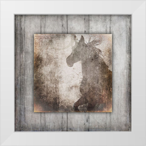 GypsyHorse Collection V2 10 White Modern Wood Framed Art Print by LightBoxJournal