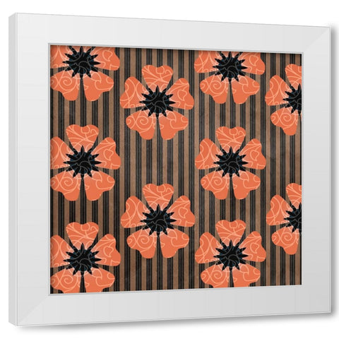 GypsyHorse CollectionSurfacePattern V1 15 White Modern Wood Framed Art Print by LightBoxJournal