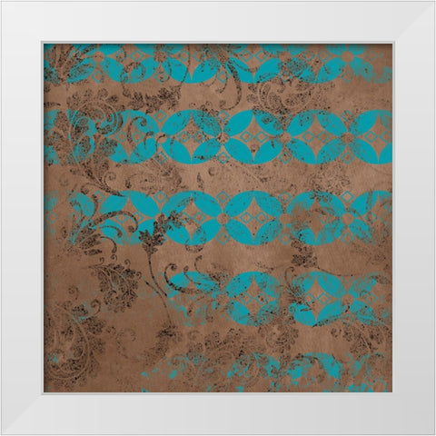 GypsyHorse CollectionSurfacePattern V1 16 White Modern Wood Framed Art Print by LightBoxJournal