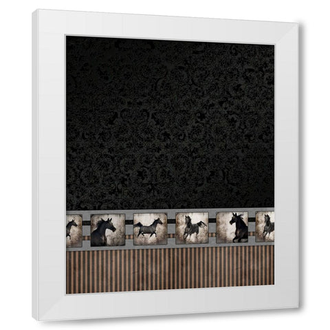 GypsyHorse CollectionSurfacePattern V2 3 White Modern Wood Framed Art Print by LightBoxJournal