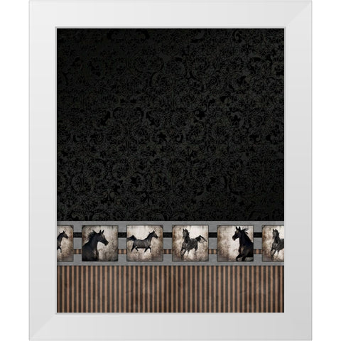 GypsyHorse CollectionSurfacePattern V2 3 White Modern Wood Framed Art Print by LightBoxJournal