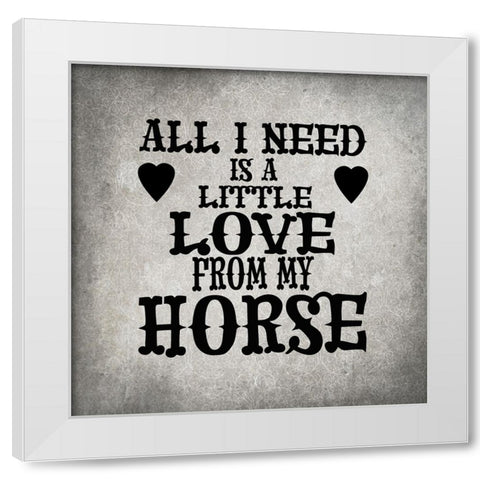 GypsyHorse CollectionSurfacePattern V4 1 White Modern Wood Framed Art Print by LightBoxJournal