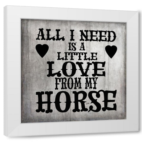 GypsyHorse CollectionSurfacePattern V4 2 White Modern Wood Framed Art Print by LightBoxJournal
