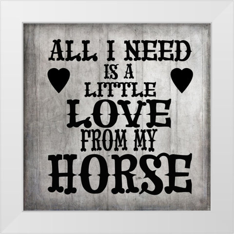 GypsyHorse CollectionSurfacePattern V4 2 White Modern Wood Framed Art Print by LightBoxJournal