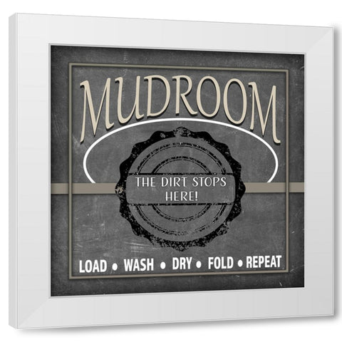 Mudroom 1 White Modern Wood Framed Art Print by LightBoxJournal