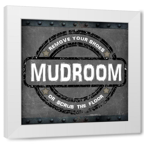 Mudroom 2 White Modern Wood Framed Art Print by LightBoxJournal