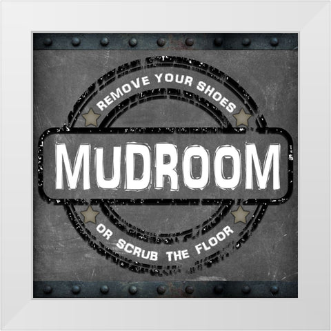Mudroom 2 White Modern Wood Framed Art Print by LightBoxJournal