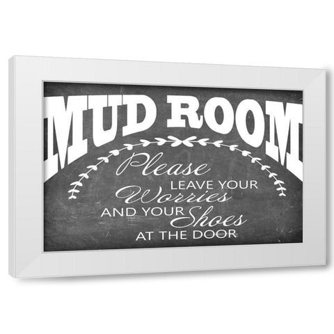 Mudroom 9 White Modern Wood Framed Art Print by LightBoxJournal