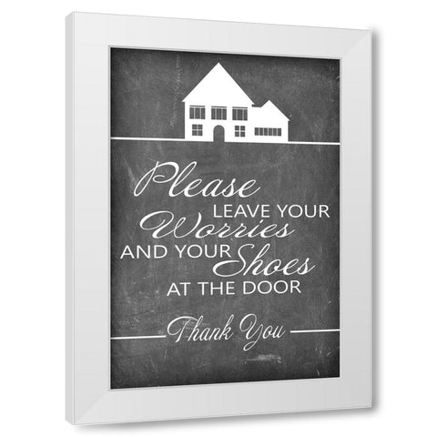 Mudroom 10 White Modern Wood Framed Art Print by LightBoxJournal