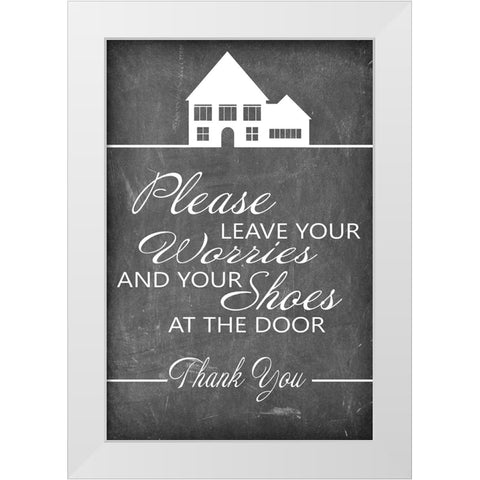 Mudroom 10 White Modern Wood Framed Art Print by LightBoxJournal