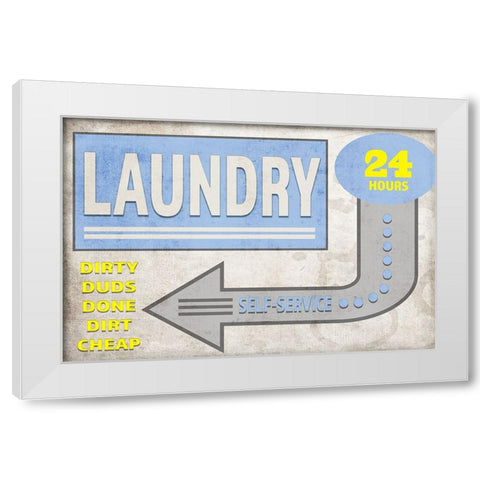 Mudroom 16 White Modern Wood Framed Art Print by LightBoxJournal