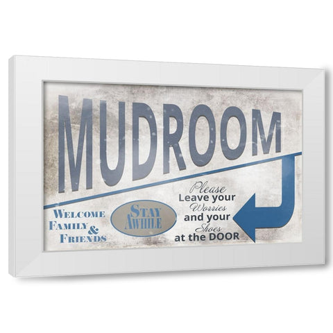 Mudroom 20 White Modern Wood Framed Art Print by LightBoxJournal