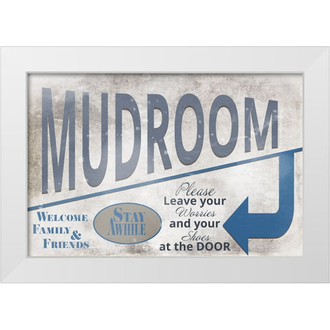 Mudroom 20 White Modern Wood Framed Art Print by LightBoxJournal