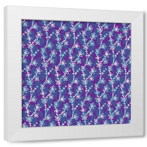 Time Less Scarf 9 White Modern Wood Framed Art Print by LightBoxJournal