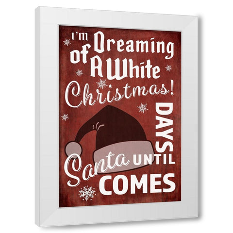 25 Days TilChristmas 03 White Modern Wood Framed Art Print by LightBoxJournal