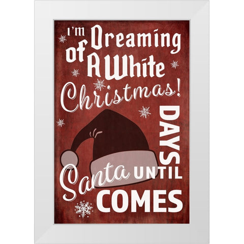 25 Days TilChristmas 03 White Modern Wood Framed Art Print by LightBoxJournal
