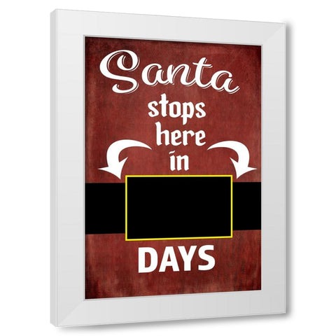 25 Days TilChristmas 05 White Modern Wood Framed Art Print by LightBoxJournal