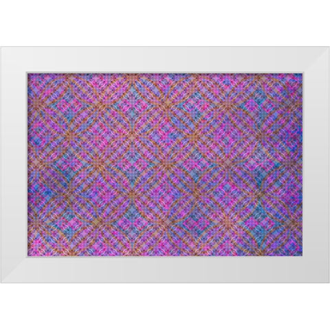 Cherry Blu Pattern 04 White Modern Wood Framed Art Print by LightBoxJournal