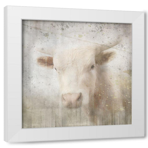 Antique Farm 07 White Modern Wood Framed Art Print by LightBoxJournal