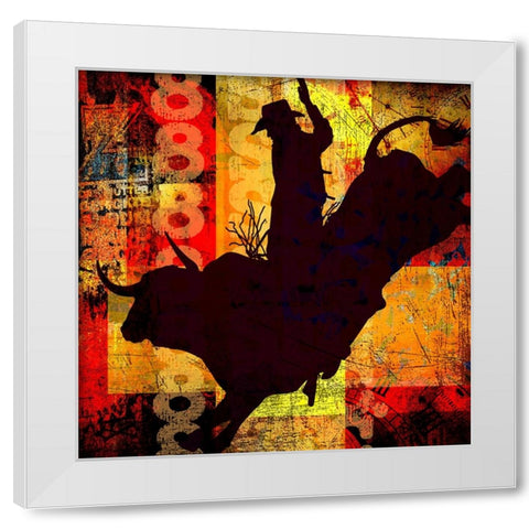 Go Around 02 White Modern Wood Framed Art Print by LightBoxJournal