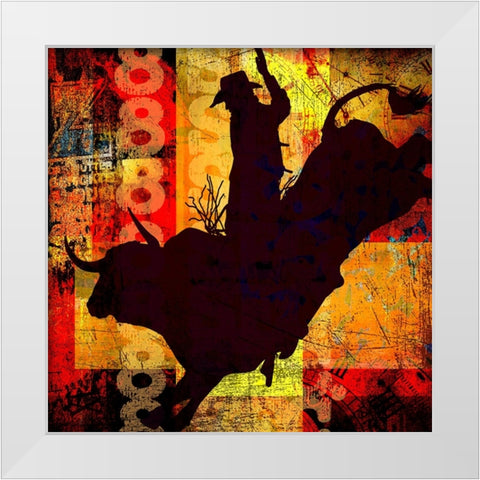 Go Around 02 White Modern Wood Framed Art Print by LightBoxJournal