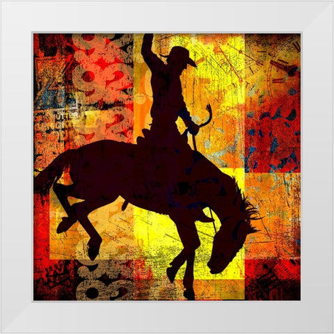 Go Around 04 White Modern Wood Framed Art Print by LightBoxJournal