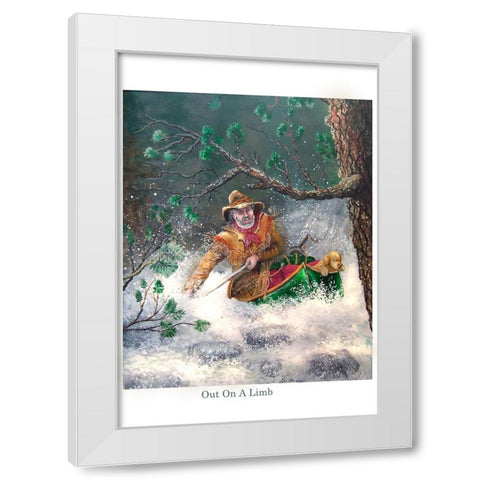 Canue 13-19 Readyweb White Modern Wood Framed Art Print by Murray Henderson Fine Art