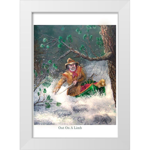 Canue 13-19 Readyweb White Modern Wood Framed Art Print by Murray Henderson Fine Art