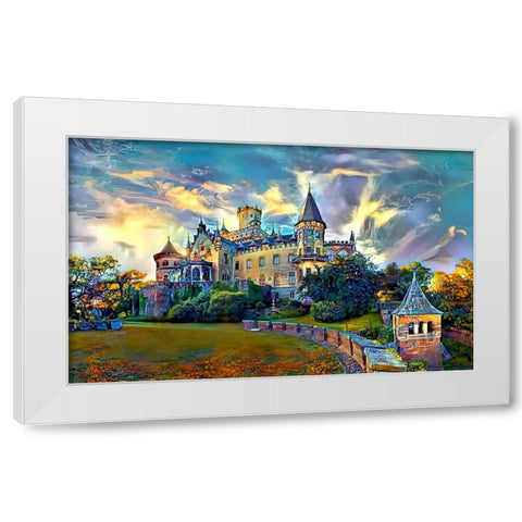 Germany Lower Saxony Marienburg Castle White Modern Wood Framed Art Print by Gavidia, Pedro