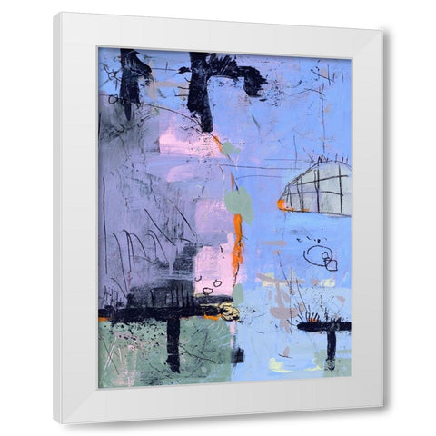 The Break Out White Modern Wood Framed Art Print by Randy Noble Fine Art