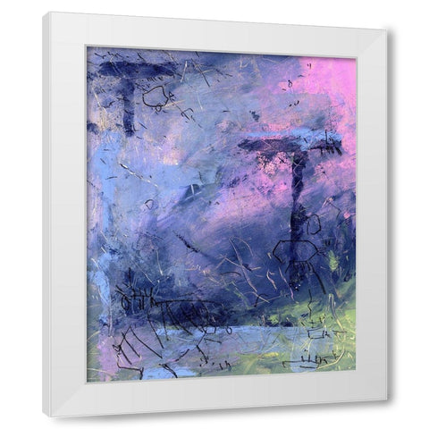 Second Guide White Modern Wood Framed Art Print by Randy Noble Fine Art