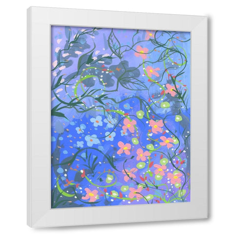 Unique Bloom White Modern Wood Framed Art Print by Randy Noble Fine Art