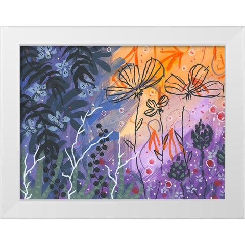 Color And Tone White Modern Wood Framed Art Print by Randy Noble Fine Art