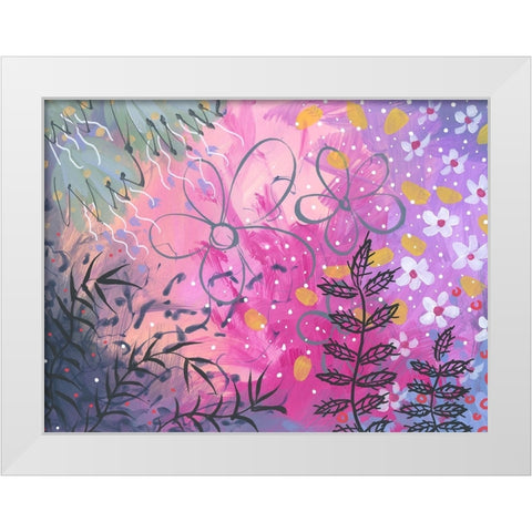 Color Range White Modern Wood Framed Art Print by Randy Noble Fine Art